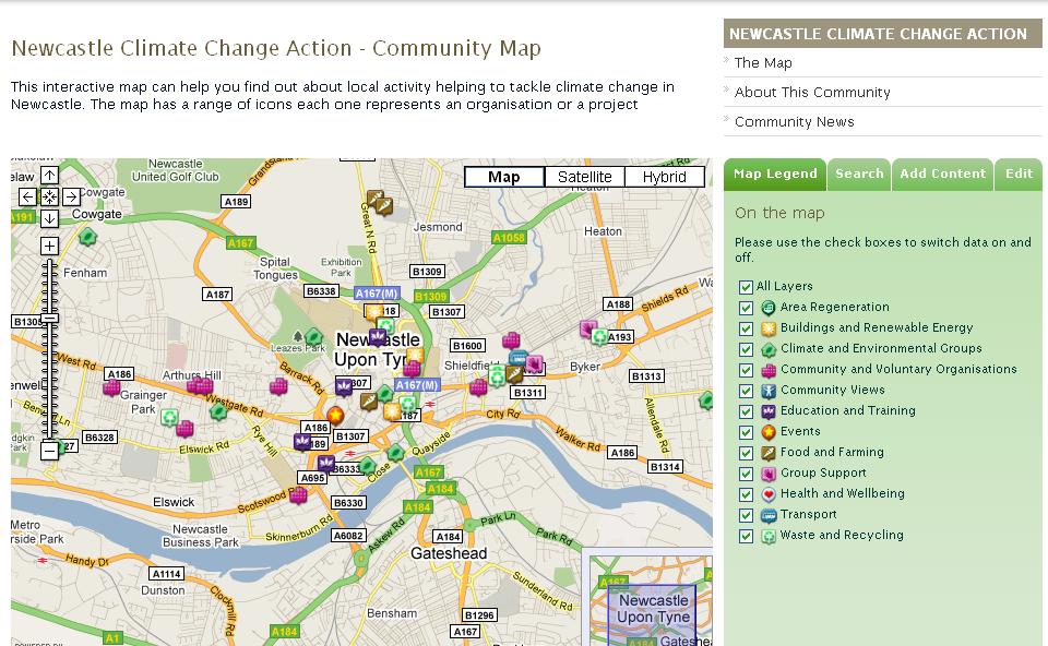 Newcastle Community Map Newcastle Community Map