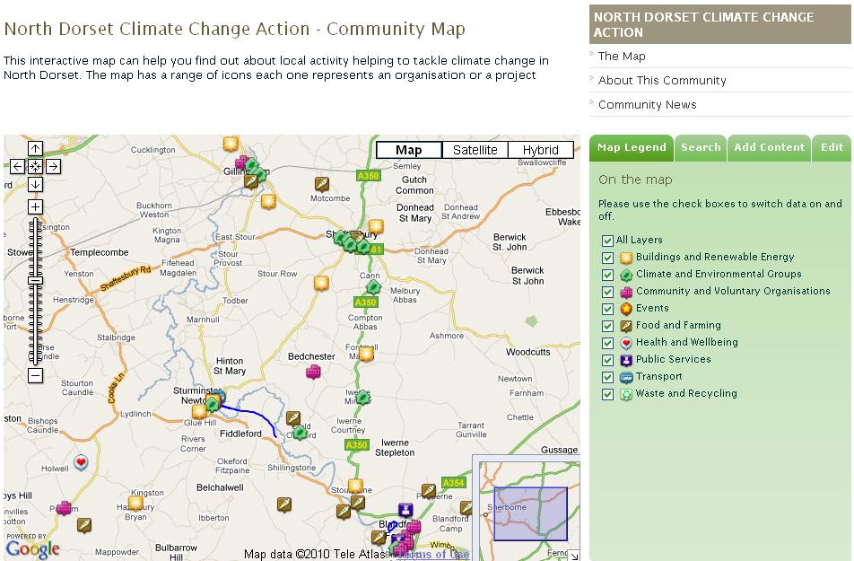 North Dorset Community Map North Dorset Community Map